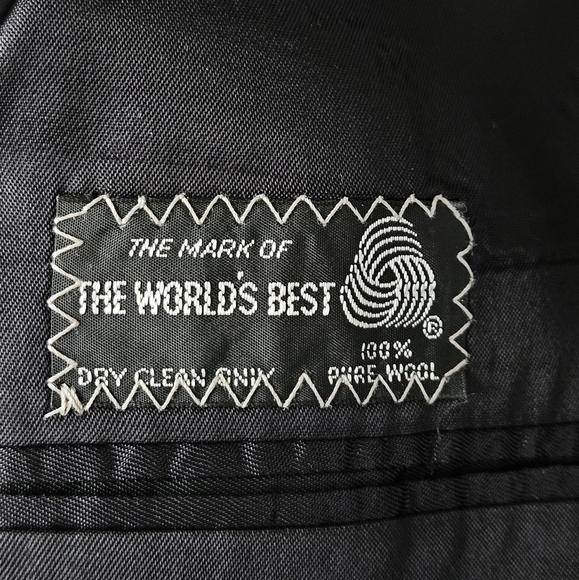 Givenchy Vintage Double Breasted Tuxedo Blazer in Black Wool Size 43 Short - Picture 6 of 16